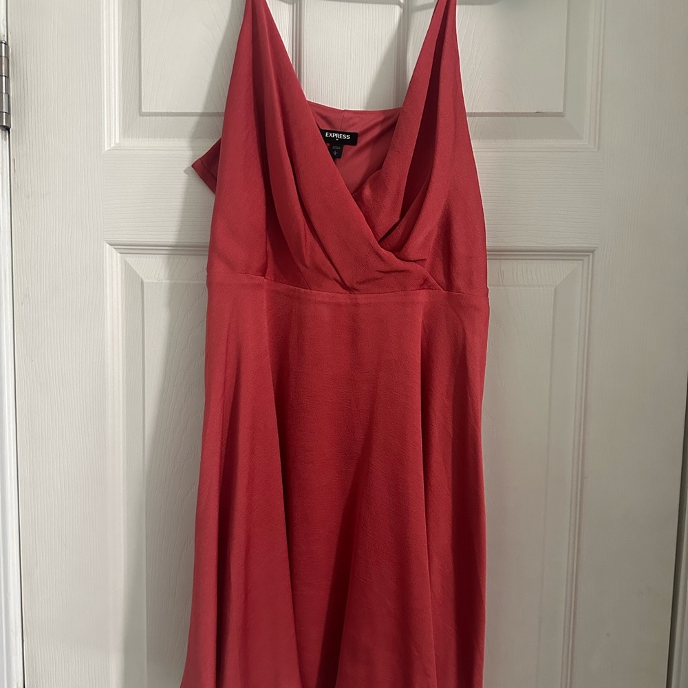 Express Women's Coral Mini Dress